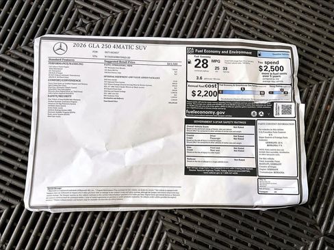 New 2026 Mercedes-Benz GLA 250 4MATIC image 18