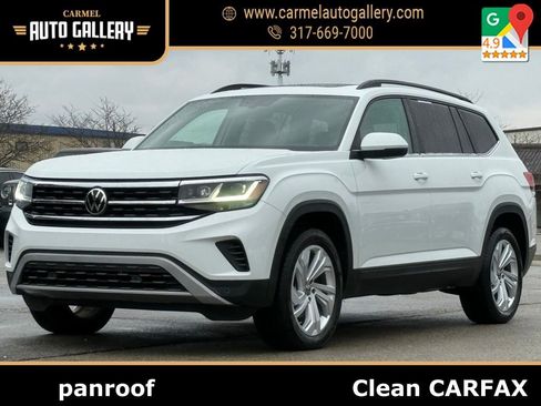 Used 2021 Volkswagen Atlas SE w/ Panoramic Sunroof Package FWD image 1