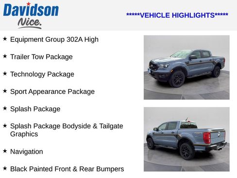 Certified 2023 Ford Ranger XLT w/ Equipment Group 302A High image 4