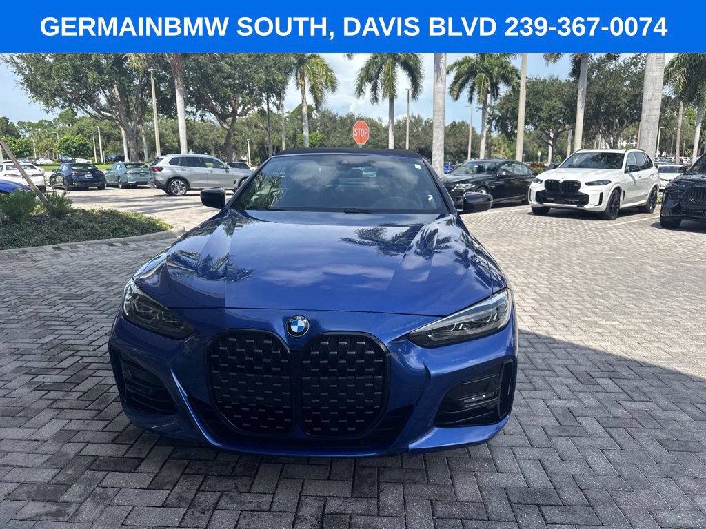 Used 2021 BMW 430i Convertible w/ M Sport Package RWD image 2