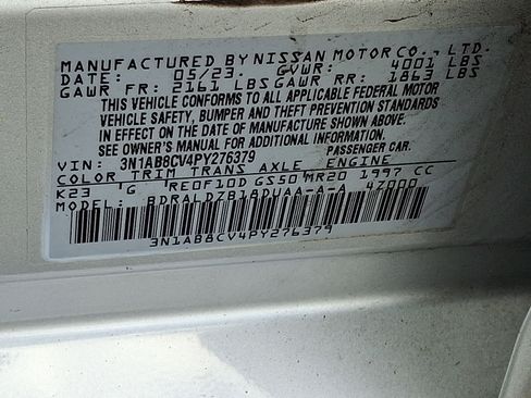 Used 2023 Nissan Sentra SV w/ All-Weather Package FWD image 27