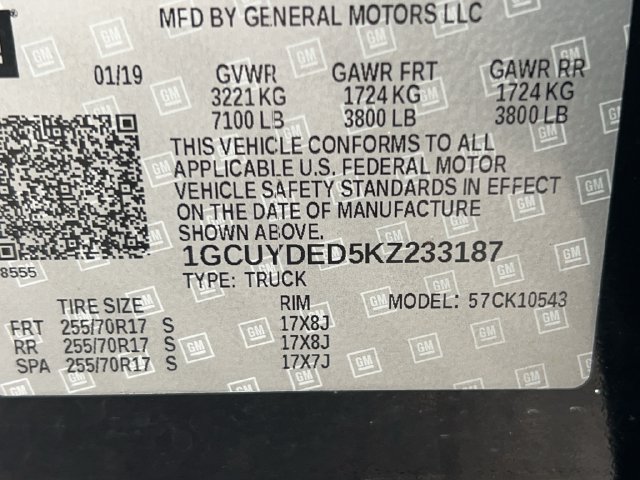 Used 2019 Chevrolet Silverado 1500 LT w/ All-Star Edition AWD/4WD image 32