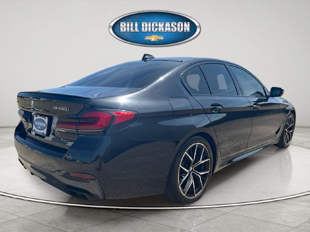 Used 2021 BMW M550i xDrive w/ Dynamic Handling Package AWD/4WD image 9