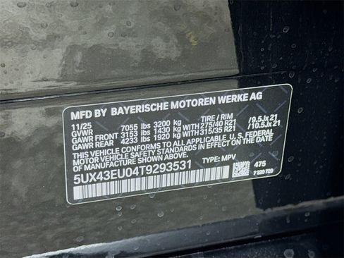 New 2026 BMW X5 xDrive50e w/ M Sport Package image 34