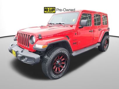 Used 2021 Jeep Wrangler Unlimited Sahara w/ Uconnect 4C Nav & Sound Group