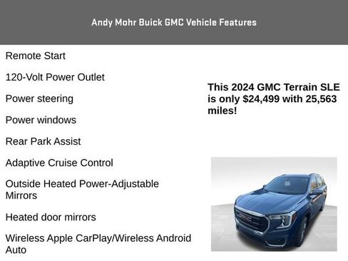 Used 2024 GMC Terrain SLE w/ Driver Convenience Package image 8