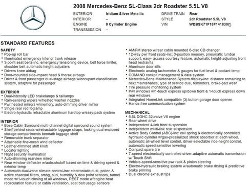 Used 2008 Mercedes-Benz SL 550 image 23
