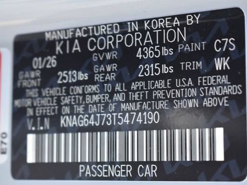 Certified 2026 Kia K5 GT-Line w/ GT-Line Premium Package FWD image 17