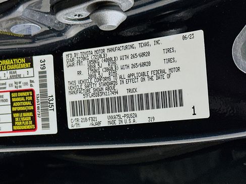 Used 2023 Toyota Tundra SR5 AWD/4WD image 12