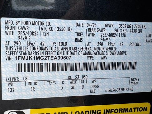 Used 2026 Ford Expedition Max Platinum w/ Platinum Ultimate Package AWD/4WD image 25