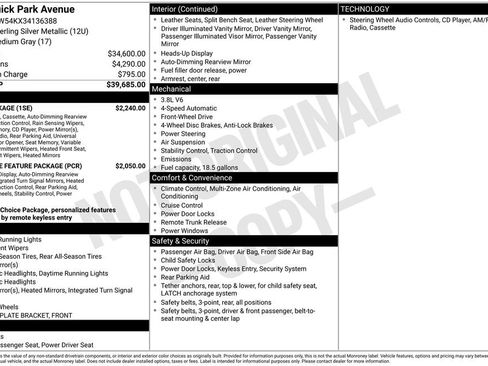 Used 2003 Buick Park Avenue w/ 1SE Package FWD image 7