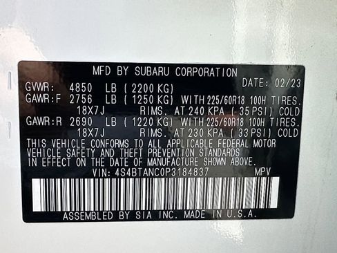 Used 2023 Subaru Outback Limited AWD/4WD image 17