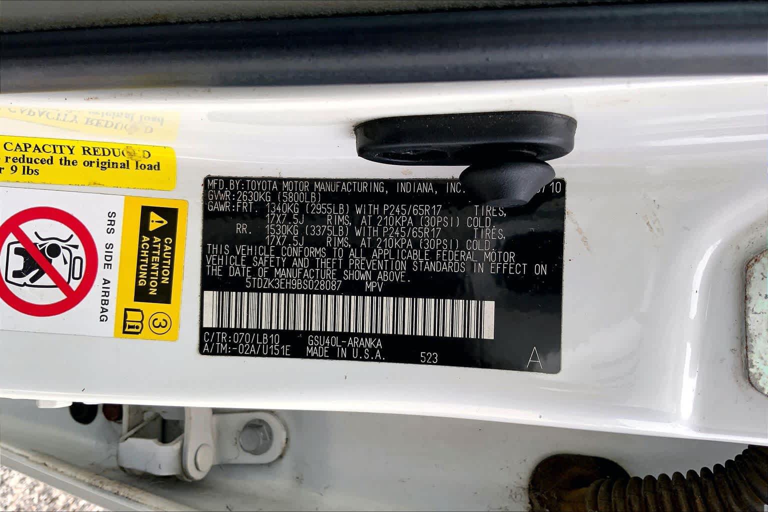 Used 2011 Toyota Highlander SE FWD image 34