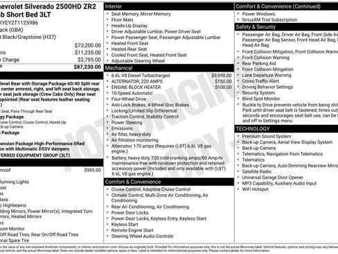 Used 2026 Chevrolet Silverado 2500 ZR2 AWD/4WD image 5