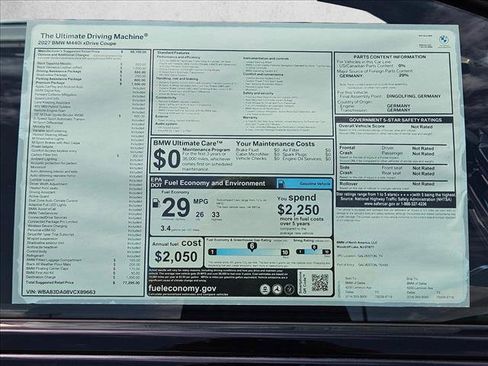 New 2027 BMW 440i xDrive Coupe w/ Premium Package AWD/4WD image 17