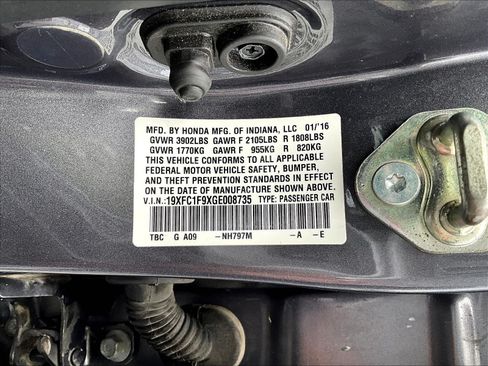 Used 2016 Honda Civic Touring image 19
