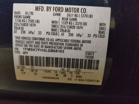 Used 2020 Ford Explorer Limited image 33