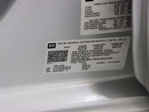 Used 2024 Chevrolet Silverado 1500 Custom Trail Boss image 32