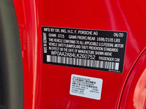 Certified 2020 Porsche 718 Cayman RWD image 29