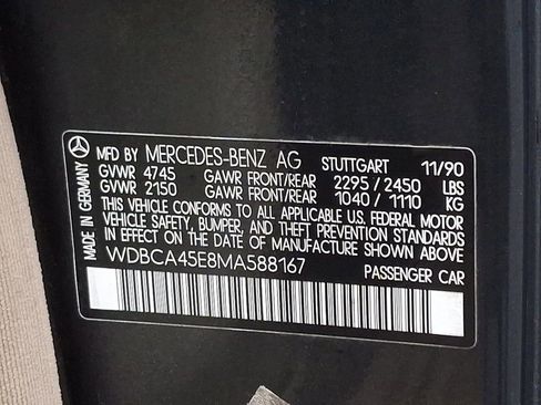 Used 1991 Mercedes-Benz 560 SEC image 23