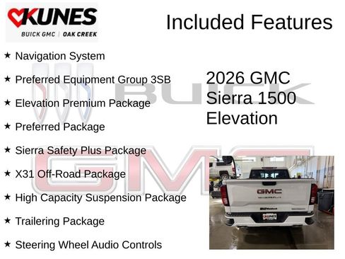 New 2026 GMC Sierra 1500 Elevation w/ Elevation Premium Package AWD/4WD image 2