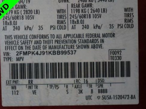 Used 2019 Ford Edge SEL w/ Equipment Group 201A AWD/4WD image 93