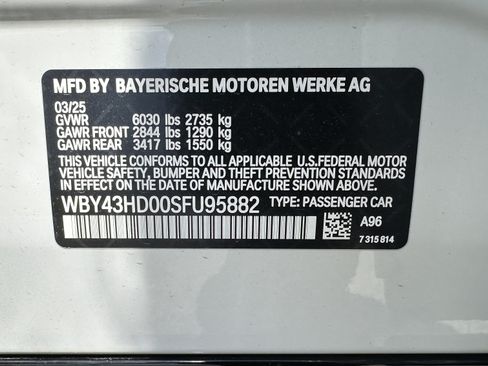 Certified 2025 BMW i4 xDrive40i w/ M Sport Package AWD/4WD image 33