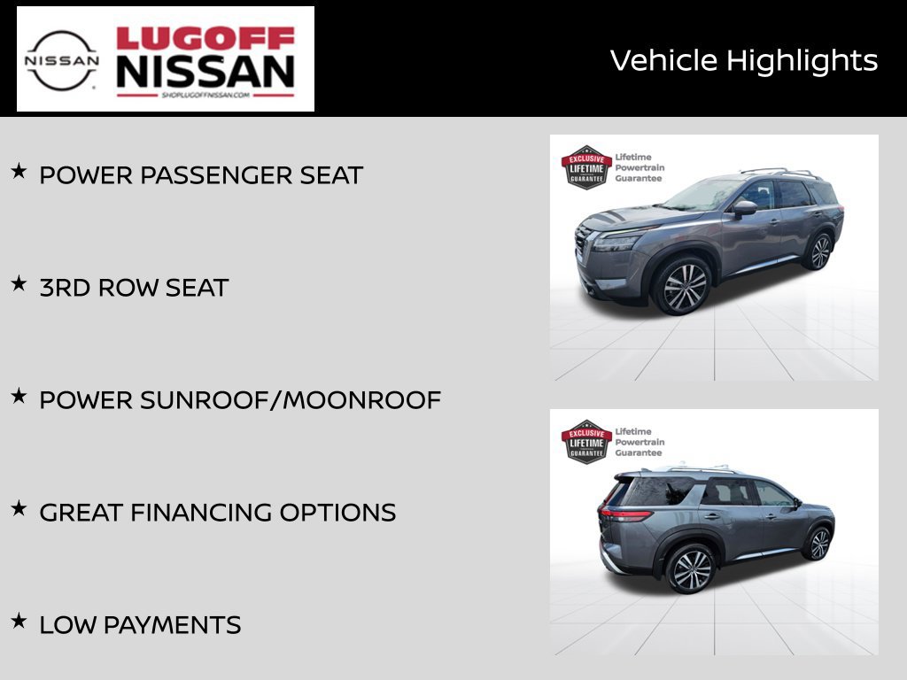 Certified 2023 Nissan Pathfinder Platinum w/ Cargo Package AWD/4WD image 6