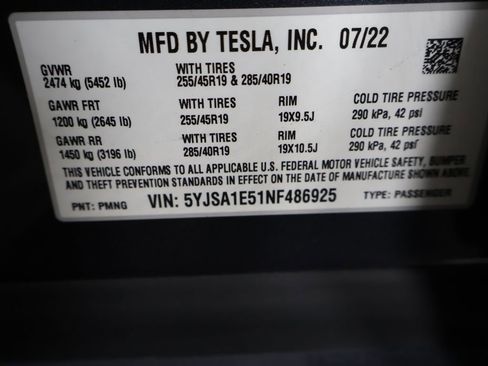 Used 2022 Tesla Model S AWD/4WD image 52
