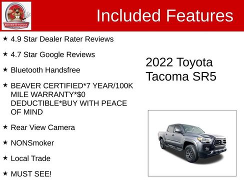 Used 2022 Toyota Tacoma SR5 image 4