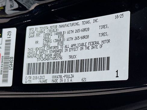 Certified 2026 Toyota Tundra Limited RWD image 33
