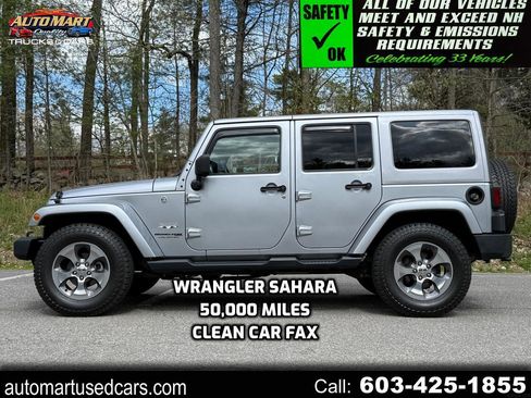 Used 2018 Jeep Wrangler Unlimited Sahara w/ Max Tow Package AWD/4WD image 1