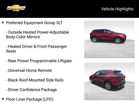 Certified 2023 Chevrolet Blazer LT w/ LPO, Floor Liner Package AWD/4WD image 20