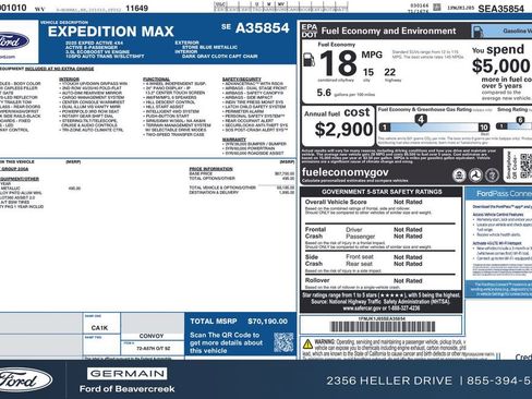 Certified 2025 Ford Expedition Max Active image 30