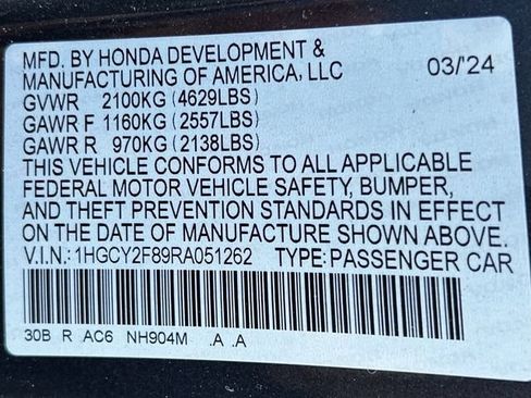 Used 2024 Honda Accord Touring image 34
