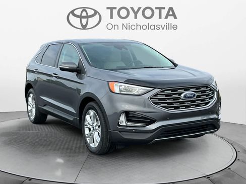 Used 2021 Ford Edge Titanium w/ Cargo Accessory Package FWD image 7