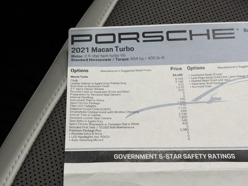 Certified 2021 Porsche Macan Turbo AWD/4WD image 62