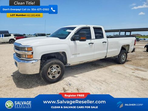 Used 2017 Chevrolet Silverado 2500 W/T w/ WT Convenience Package RWD image 1