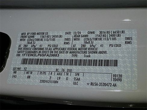 New 2025 Ford F150 STX w/ Equipment Group 201A FX4 image 24