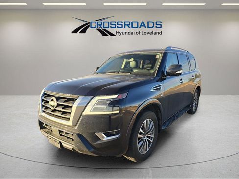 Used 2021 Nissan Armada SL w/ Captain's Chairs Package image 1