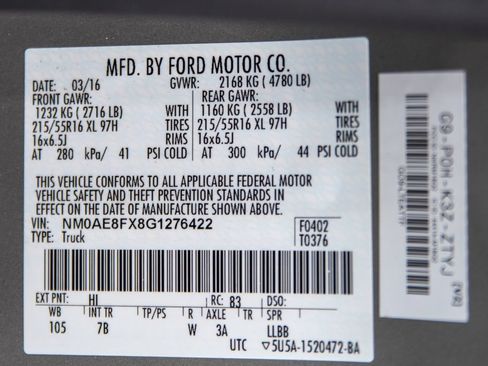 Used 2016 Ford Transit Connect XLT FWD image 28