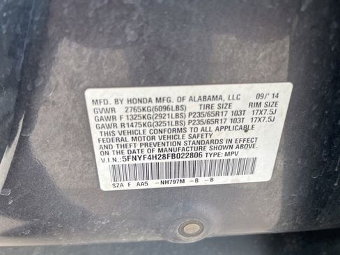 Used 2015 Honda Pilot LX image 14