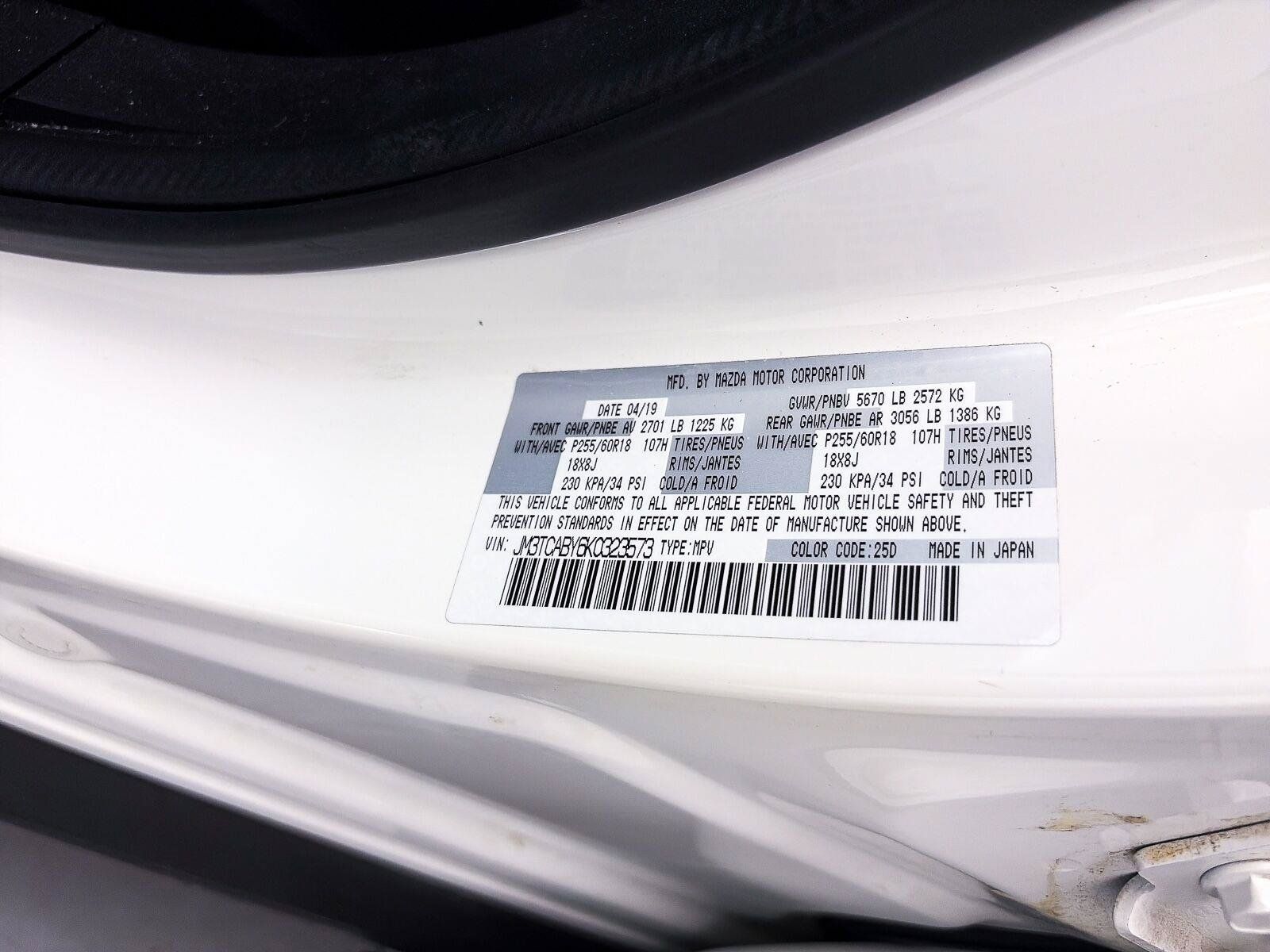 Used 2019 MAZDA CX-9 Sport FWD image 38