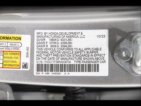 Used 2024 Honda Accord EX image 22