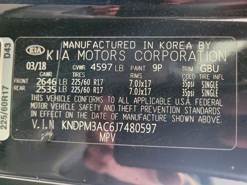 Used 2018 Kia Sportage LX w/ LX Technology Package FWD image 33