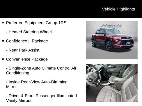 Used 2023 Chevrolet TrailBlazer RS w/ Convenience Package AWD/4WD image 9