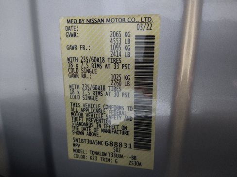 Used 2022 Nissan Rogue SV FWD image 33