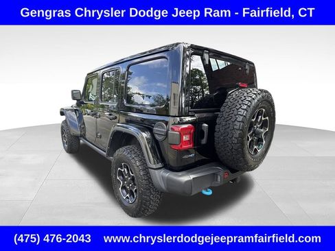 Used 2022 Jeep Wrangler Unlimited Rubicon 4xe w/ Steel Bumper Group AWD/4WD image 5