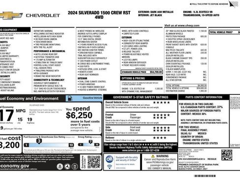 Used 2024 Chevrolet Silverado 1500 RST w/ Protection Package AWD/4WD image 8