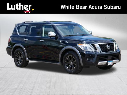 Used 2017 Nissan Armada Platinum w/ Captain Seat Package AWD/4WD image 1